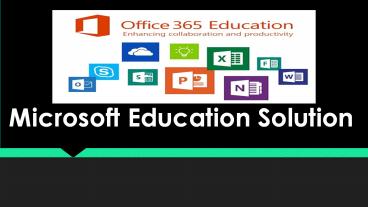 Microsoft Education Solution