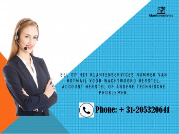 Hotmail Klantenservice Nederland (1)