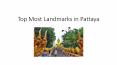Popular Landmarks in Pattaya PowerPoint PPT Presentation