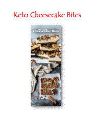 Keto Cheesecake Bites