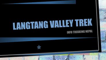 Langtang Valley Trek