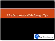 19 eCommerce Web Design Tips