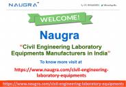 Civil Engineering Lab Equipments Manufacturers-Naugra