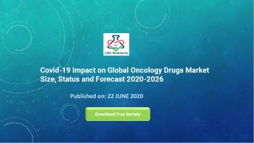 Covid-19 Impact on Global Oncology Drugs Market Size, Status and Forecast 2020-2026