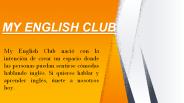 Aprenda inglés en línea de My English Club