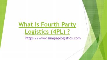Fourth Party Logistics