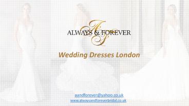 Wedding Dresses London