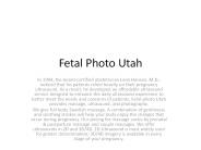 Fetal Photo Utah