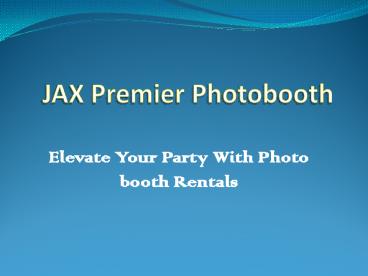 Photo Booth Rental For Birthday Party