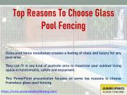 Top Reasons To Choose Glass Pool Fencing