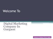 Digital Marketing Company in Gurgaon