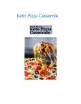 Keto Pizza Casserole PowerPoint PPT Presentation