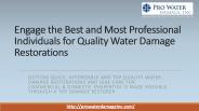 Water Damage Restoration Services Manhattan Beach CA