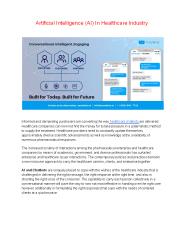 Artificial Intelligence Chatbots in Healthcare Industry by Smartbots