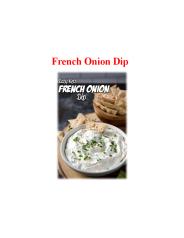 French Onion Dip