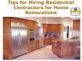 Tips for Hiring Residential Contractors for Home Renovations PowerPoint PPT Presentation