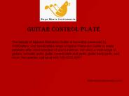Xybmusicinstruments.com - Guitar Control Plate