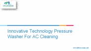 Innovative Technology Pressure Washer For AC Cleaning