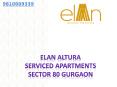 Elan Mercado Altura serviced apartments Gurgaon :9810009339