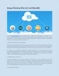 Image Sharing Site List and Benefits PowerPoint PPT Presentation