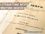 Literature Review Writing Service UK