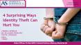 4 Surprising Ways Identity Theft Can Hurt You PowerPoint PPT Presentation
