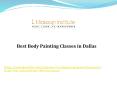 Best Body Painting Classes in Dallas PowerPoint PPT Presentation