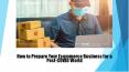 How to Prepare Your Ecommerce Business for a Post-COVID World PowerPoint PPT Presentation