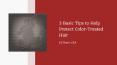 3 Tips to Help Protect Color-Treated Hair - EZ Rack USA PowerPoint PPT Presentation