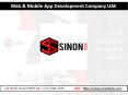 Web & Mobile App Development Company in UAE - Sinon Tech Pvt Ltd PowerPoint PPT Presentation
