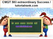 CMGT 583 extraordinary Success / tutorialrank.com