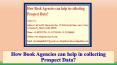 How Book Agencies Can Help in Collecting Prospect Data PowerPoint PPT Presentation
