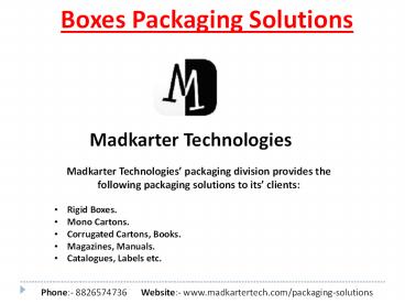 Rigid Box Manufacturers in India