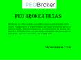 Peobrokerllc.com - PEO Broker Texas PowerPoint PPT Presentation