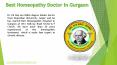 Best Homeopathy Doctor in Gurgaon PowerPoint PPT Presentation