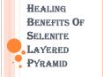 Reasons Why People Use Selenite Layered Pyramid PowerPoint PPT Presentation