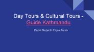 Cultural Tours and Day Tours