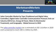 digital valve controller sgment is projected to account for a larger share of the Valve Controller Market