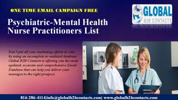 Psychiatric-Mental Health Nurse Practitioners List
