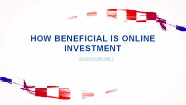online investment advisor