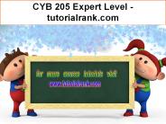 CYB 205 Expert Level  - tutorialrank.com