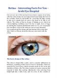 Retina – Interesting Facts For You - Arohi Eye Hospital PowerPoint PPT Presentation