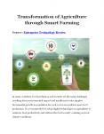 Transformation of Agriculture Through Smart Farming | Enterprise Technology Review PowerPoint PPT Presentation