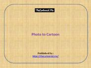 Photo to Cartoon