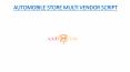Automobile Store Multi Vendor Shopping Script - WEBSITE SCRIPTS PowerPoint PPT Presentation