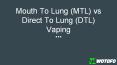 Mouth To Lung (MTL) vs Direct To Lung (DTL) Vaping Guide PowerPoint PPT Presentation