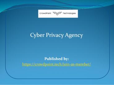 Cyber Privacy Agency