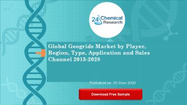 Global Geogrids Market by Player, Region, Type, Application and Sales Channel 2013 2028