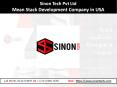 Mean Stack Development Company in USA - Sinon Tech PowerPoint PPT Presentation