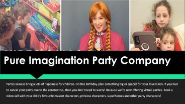 Kids Party Characters for Hire | Party Characters Orange County
